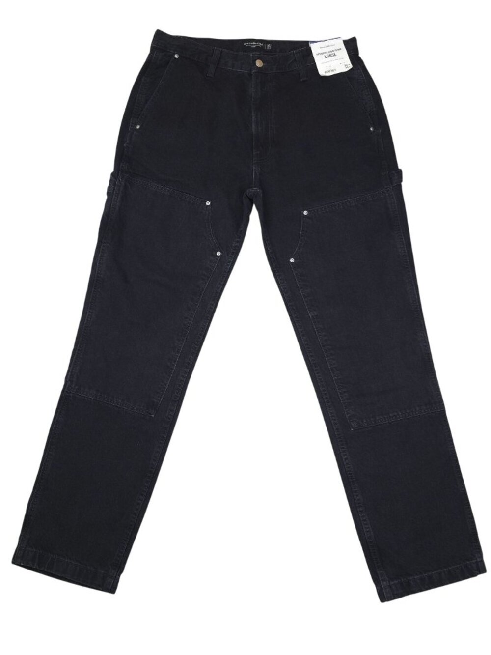 Abercrombie & Fitch Mens 34x34 Carpenter Loose Fit Jeans Authentic Rigid Denim